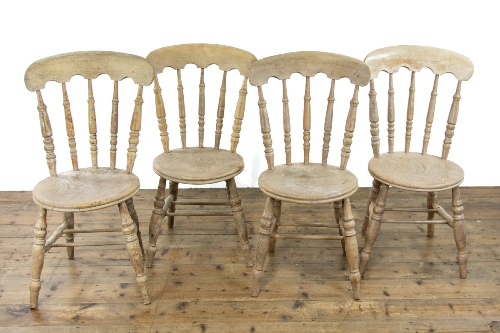 Set of Four Antique Penny Chairs View III