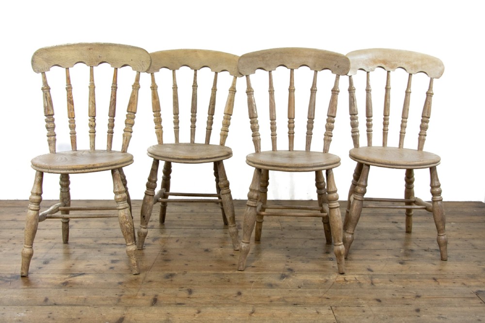 Set of Four Antique Penny Chairs View IV