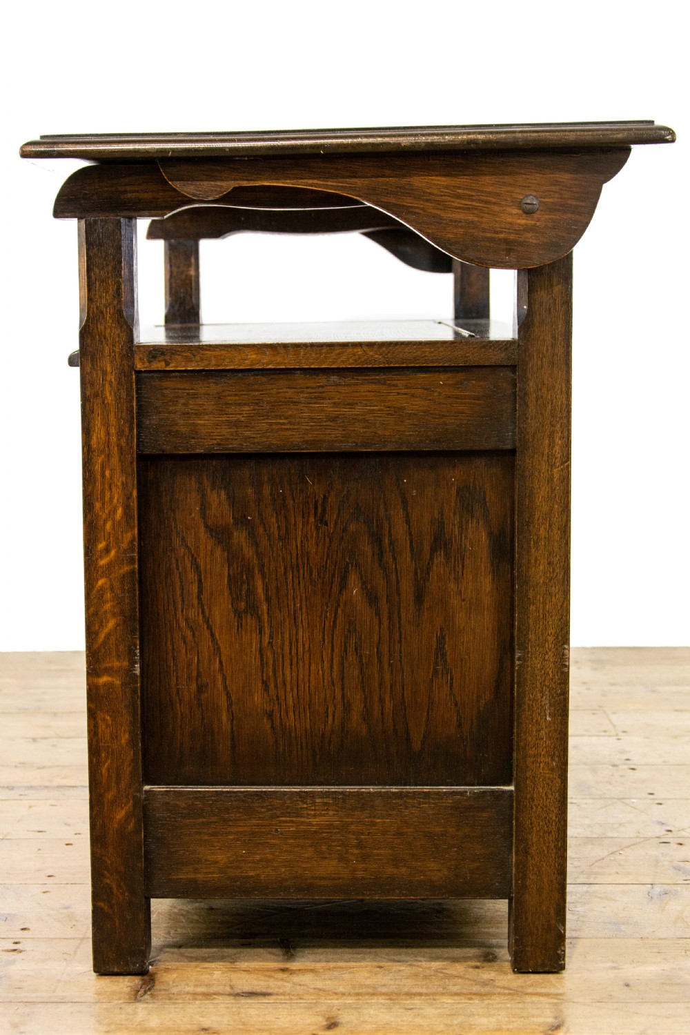 Antique Oak Monk’s Bench  View X