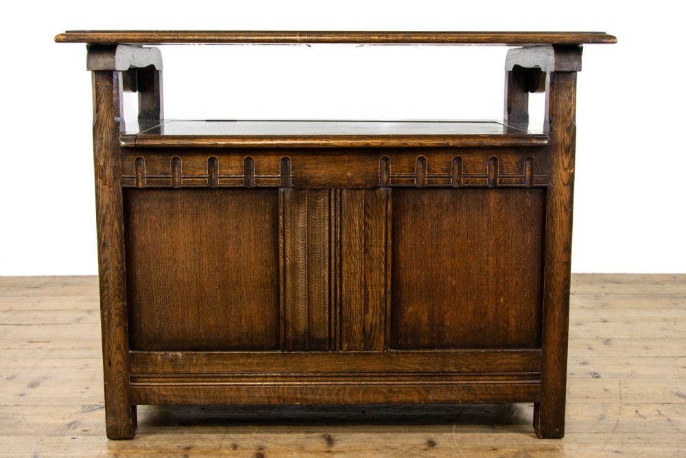 Antique Oak Monk’s Bench  View XI