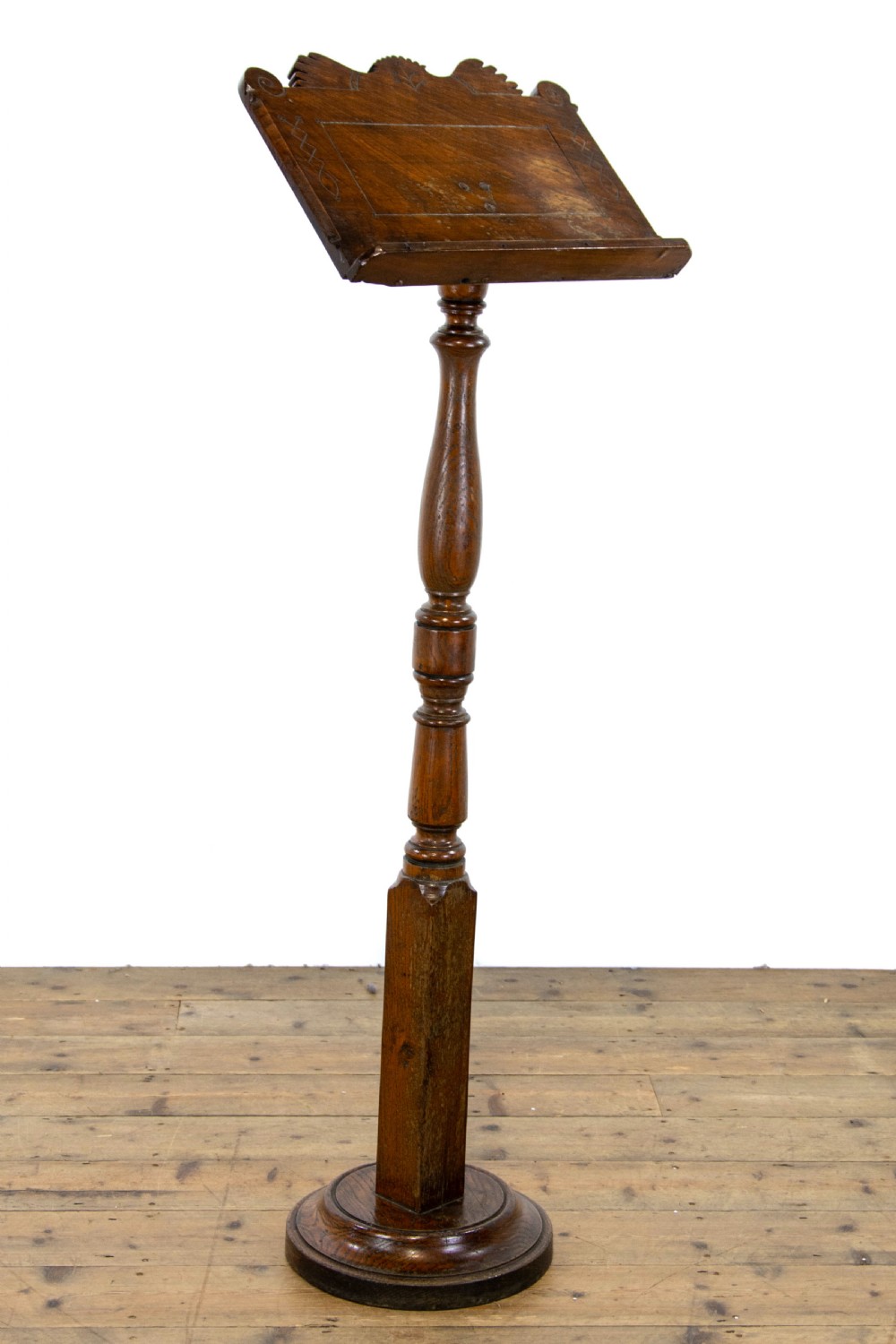 Antique Oak Lectern or Book Stand  View II
