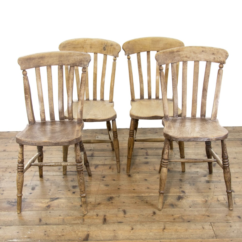 Set of Four Farmhouse Kitchen Chairs
