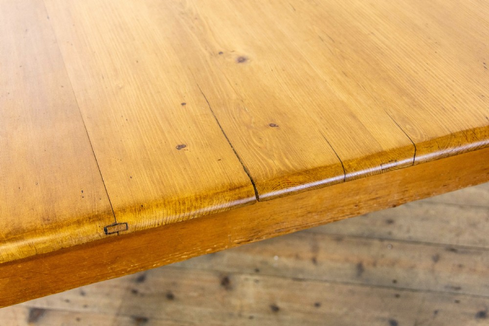Rustic Pine Farmhouse Kitchen Table View IX
