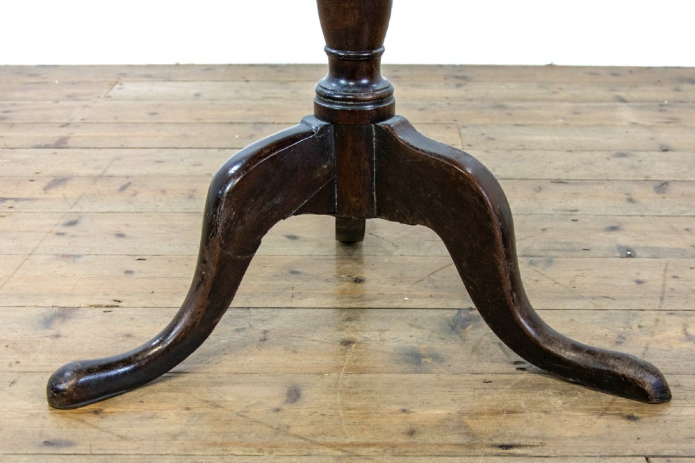 19th Century Mahogany Tilt Top Pillar Table View X