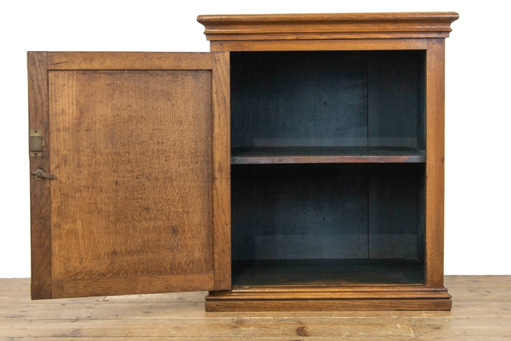 Small Antique Oak Hanging Cupboard View III