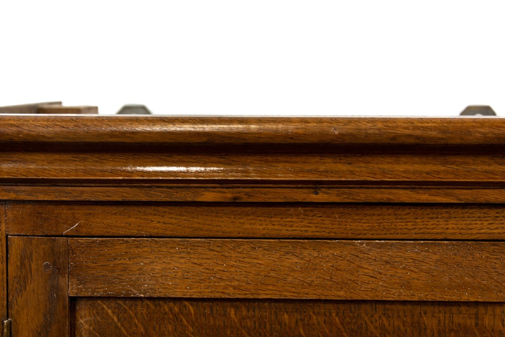 Small Antique Oak Hanging Cupboard View IX
