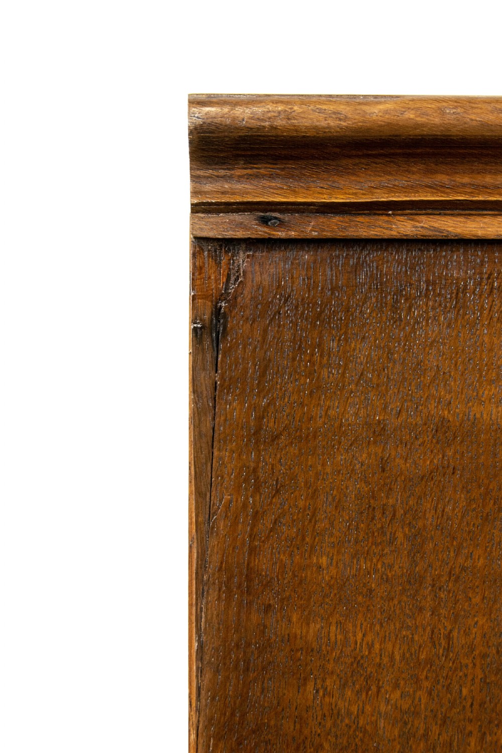 Small Antique Oak Hanging Cupboard View X