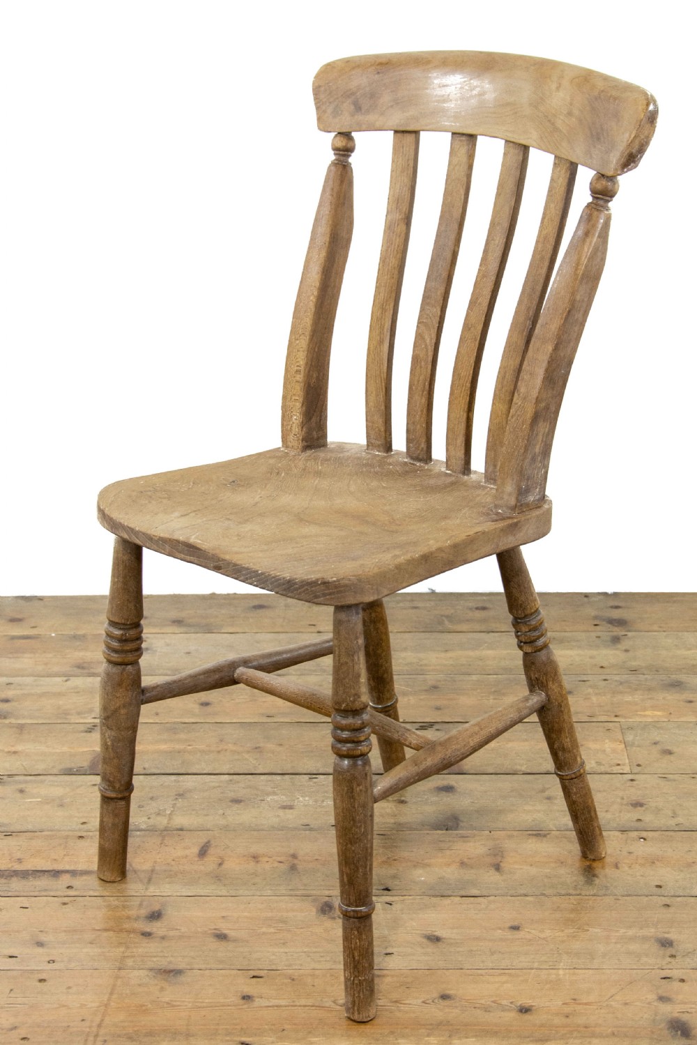 Pair of Similar Rustic Farmhouse Kitchen Chairs View VII