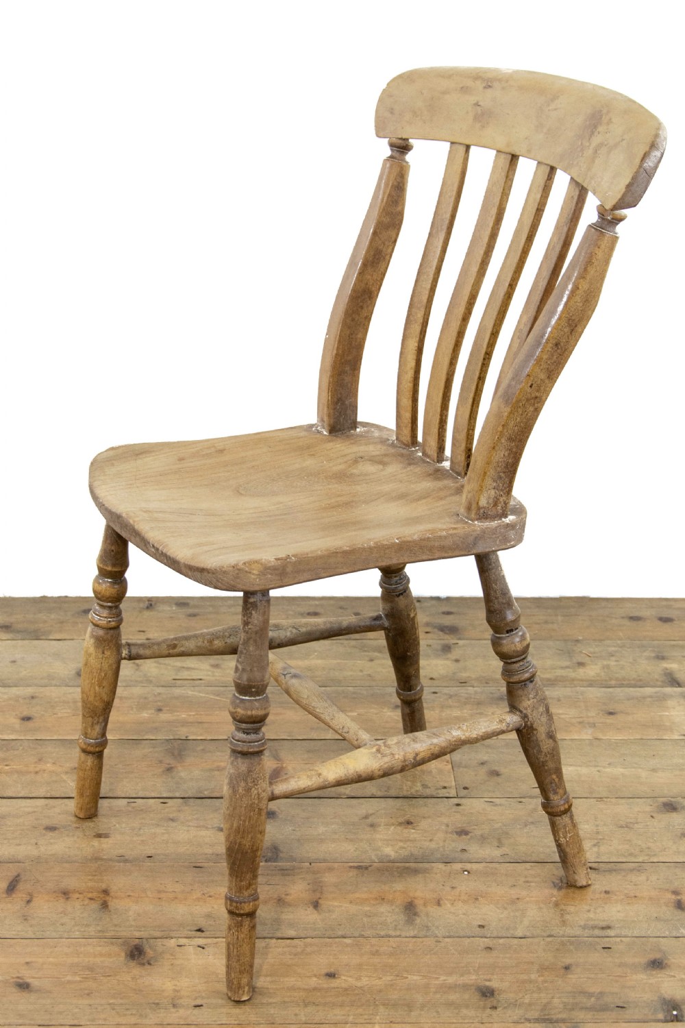 Pair of Similar Rustic Farmhouse Kitchen Chairs View VIII