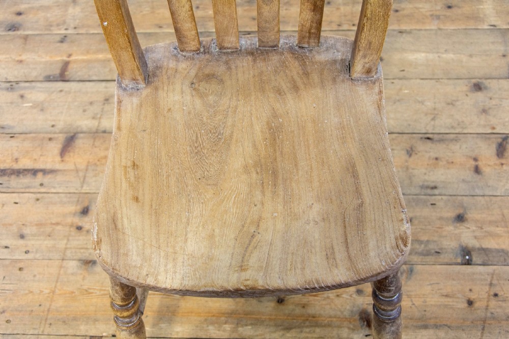 Pair of Similar Rustic Farmhouse Kitchen Chairs View X