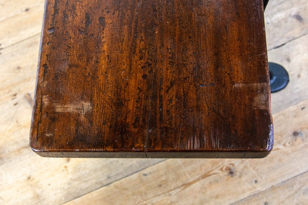 Antique Railway Station Bench View IX