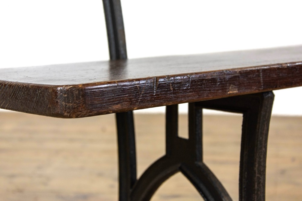 Antique Railway Station Bench View III