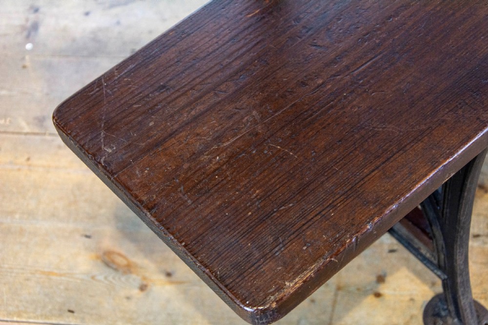 Antique Railway Station Bench View IV