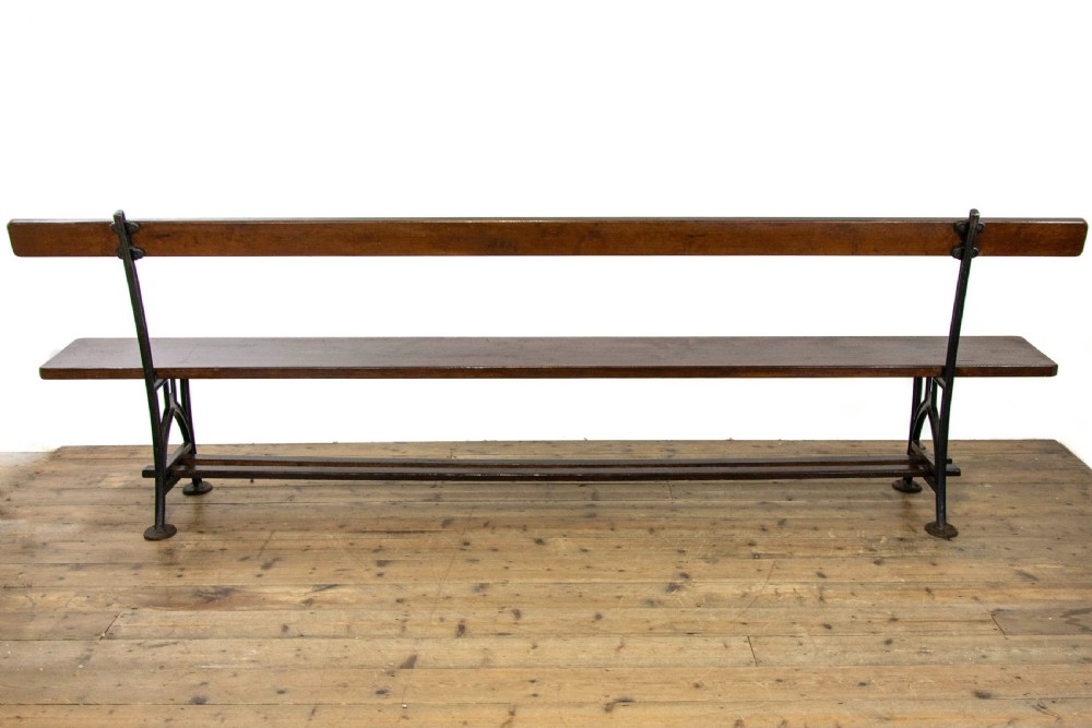 Antique Railway Station Bench View VII