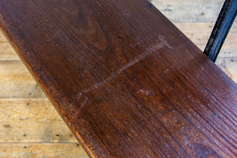 Antique Railway Station Bench View IX