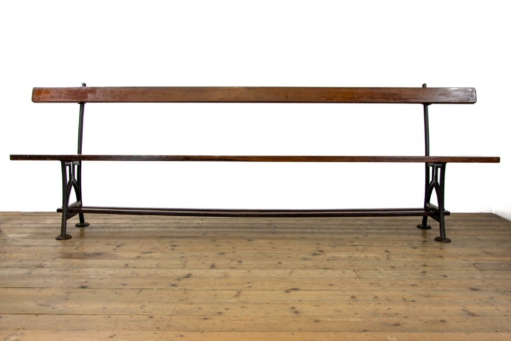 Antique Railway Station Bench View X