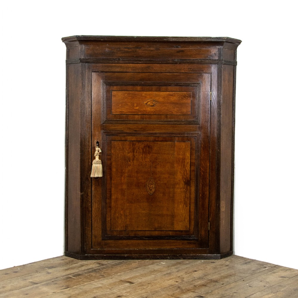 Georgian Mahogany Corner Cupboard