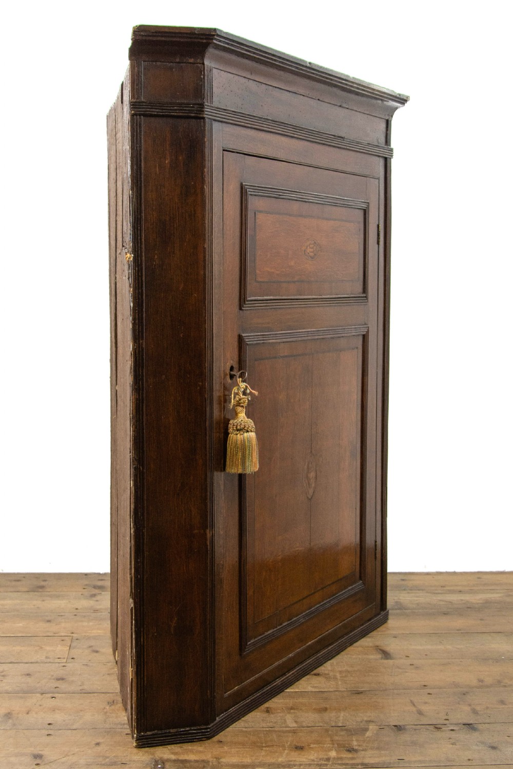 Georgian Mahogany Corner Cupboard View VII