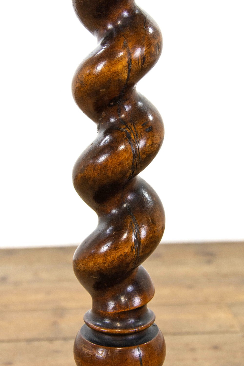 Victorian Carved Oak Side Table View IX