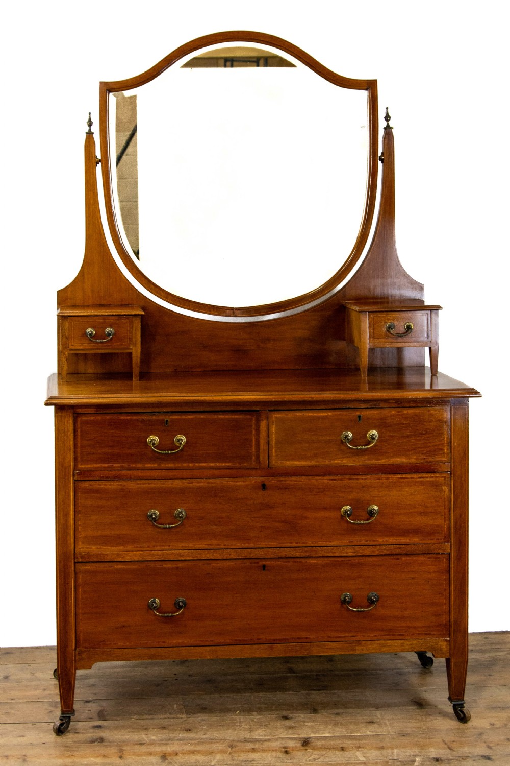 Antique Edwardian Mahogany Dressing Table View V