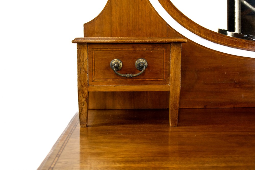 Antique Edwardian Mahogany Dressing Table View III