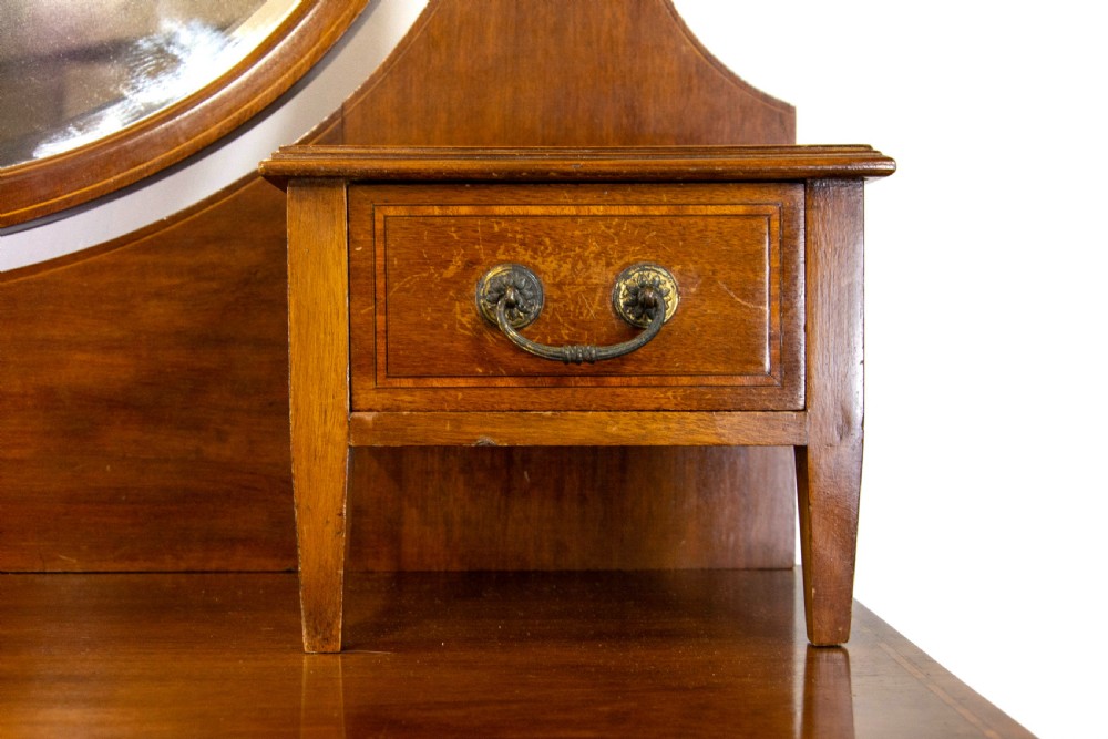 Antique Edwardian Mahogany Dressing Table View IV