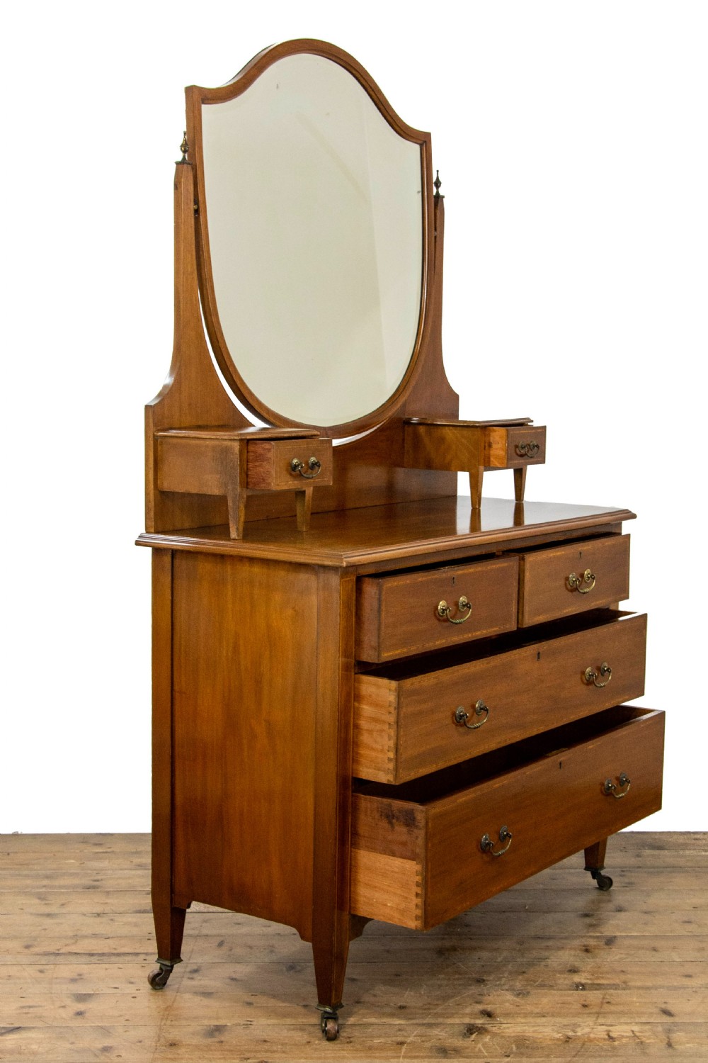 Antique Edwardian Mahogany Dressing Table View VII