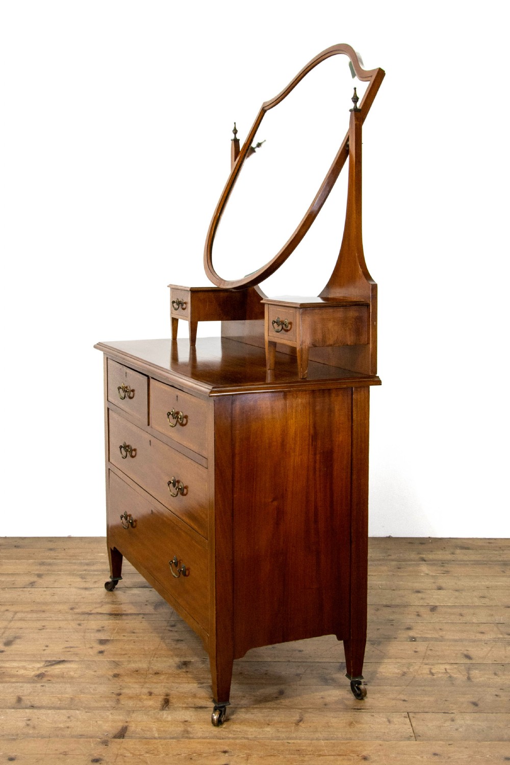 Antique Edwardian Mahogany Dressing Table View XII