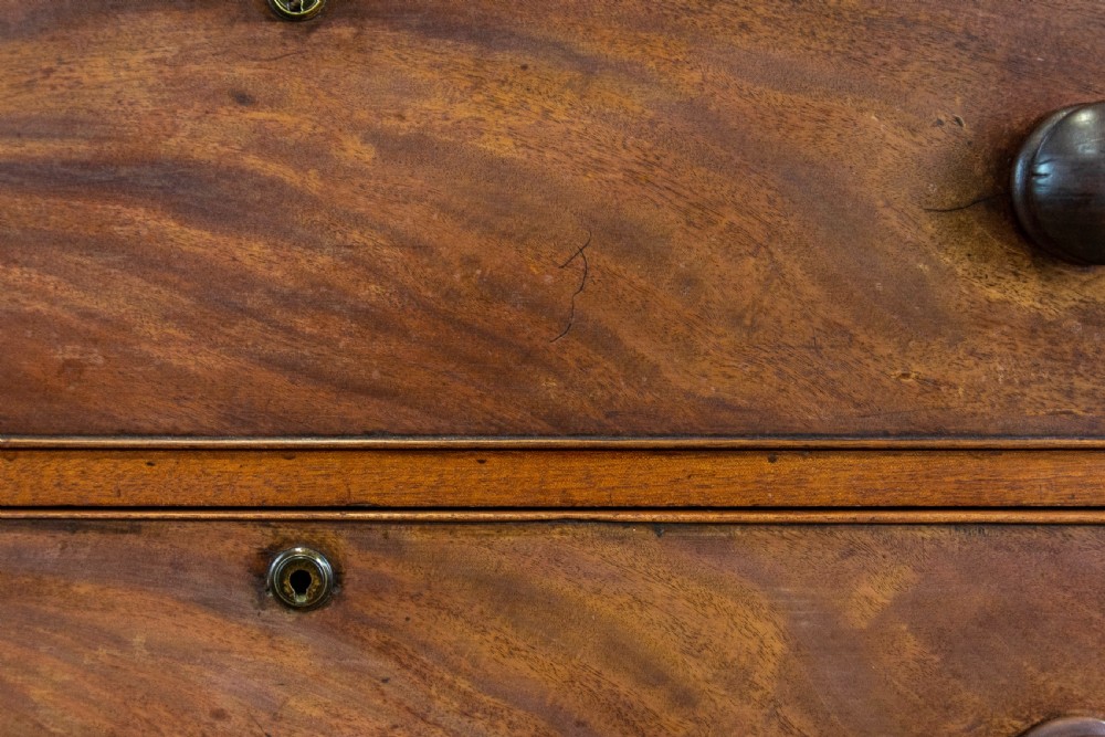 Antique Mahogany Chest of Drawers with Gallery View IV