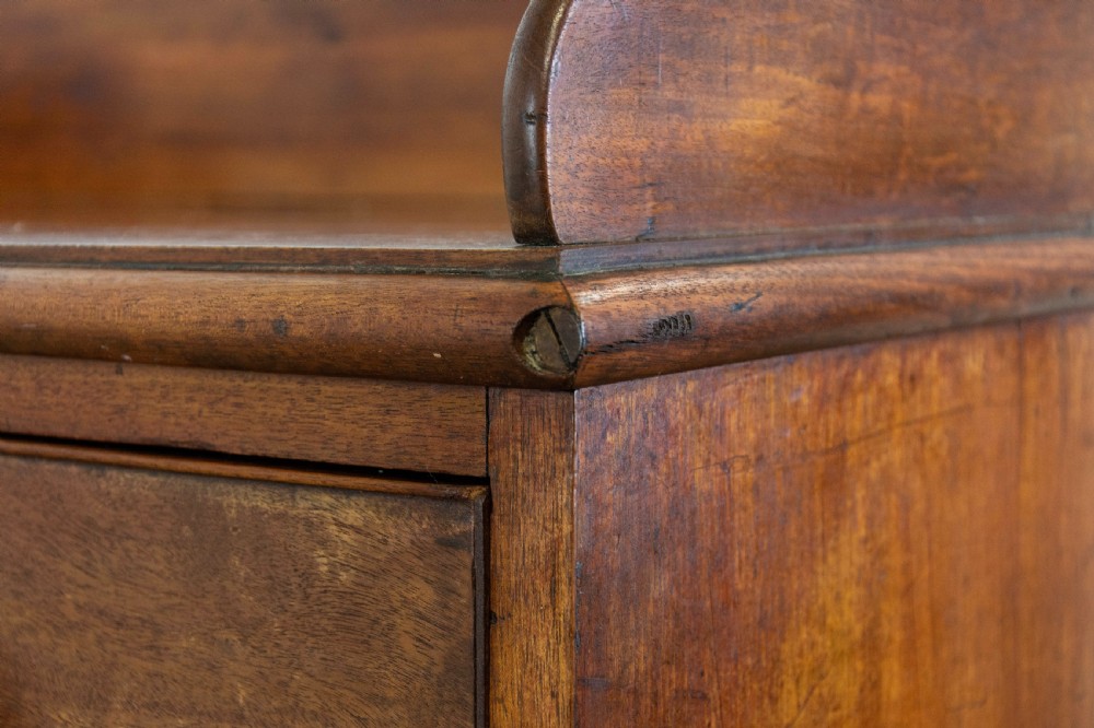 Antique Mahogany Chest of Drawers with Gallery View XI