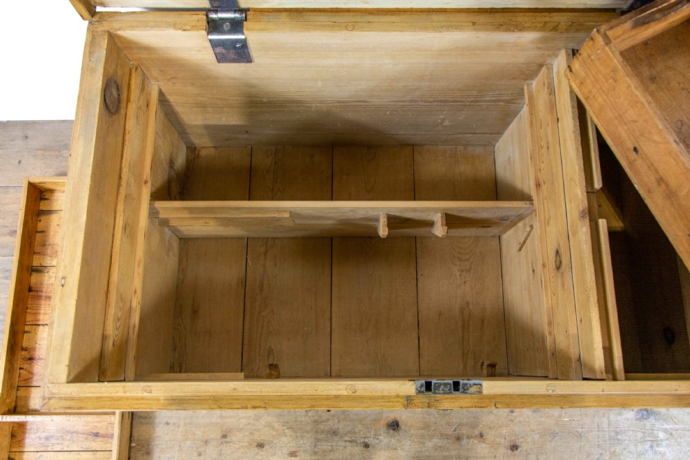 Antique Pine Carpenter’s Tool Chest or Trunk View VIII