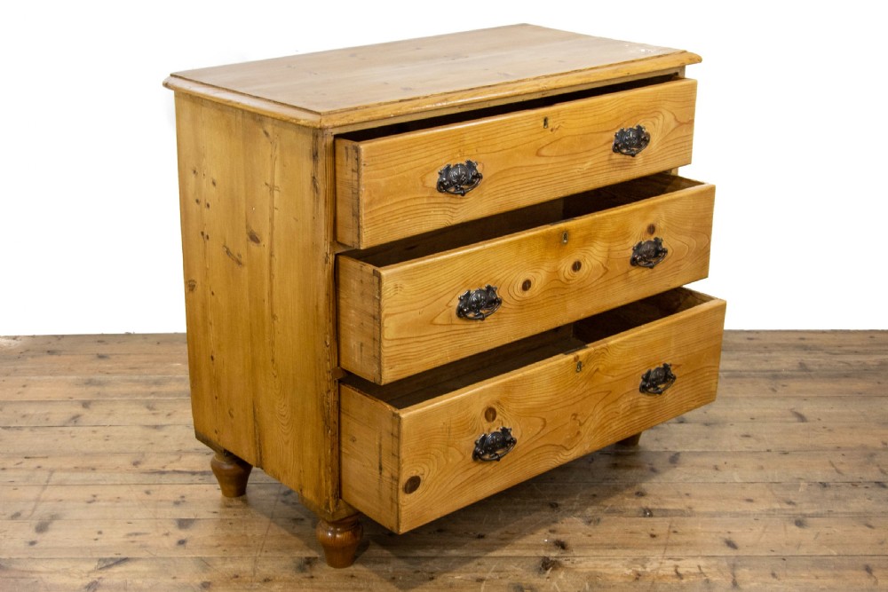 Small Antique Pine Chest of Drawers  View VI