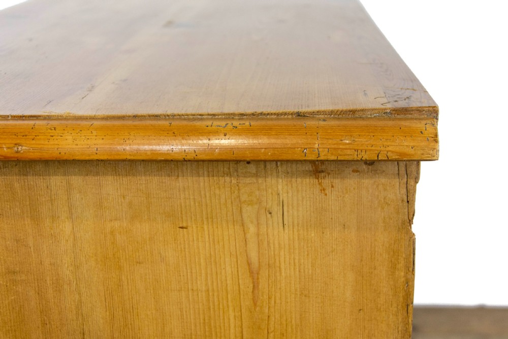 Small Antique Pine Chest of Drawers  View X