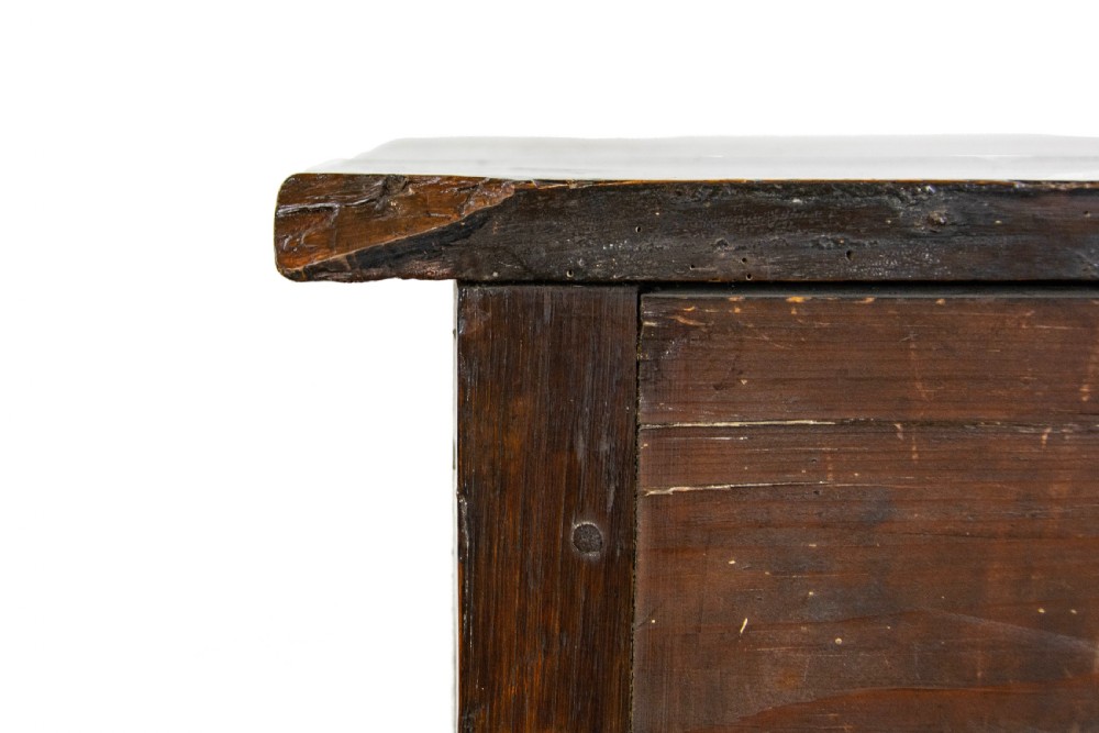 18th Century Antique Oak Side Table View IX