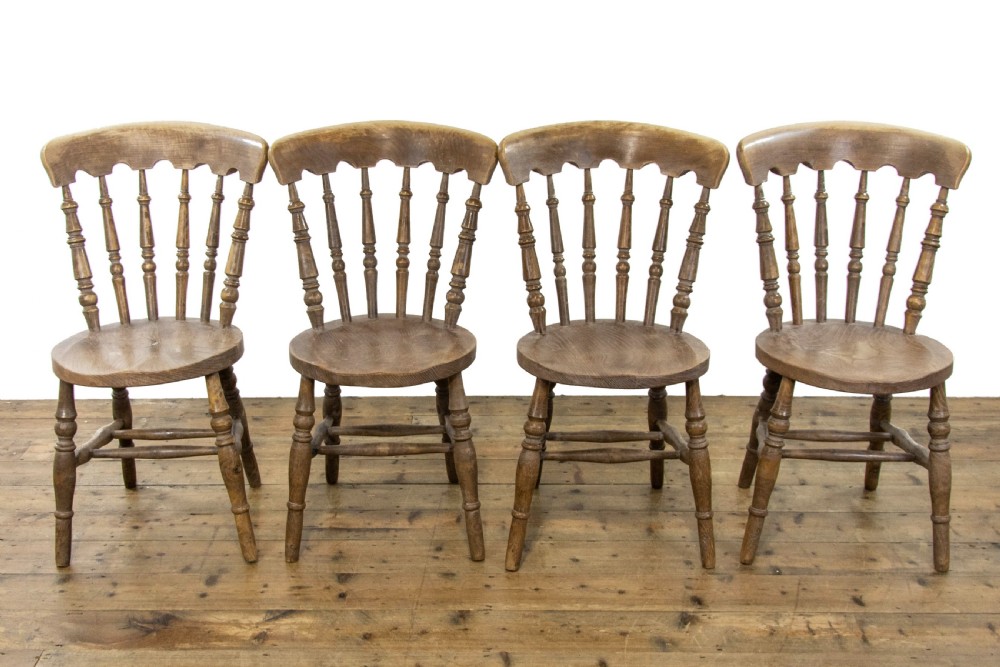 Set of Four Antique Penny Chairs View IX