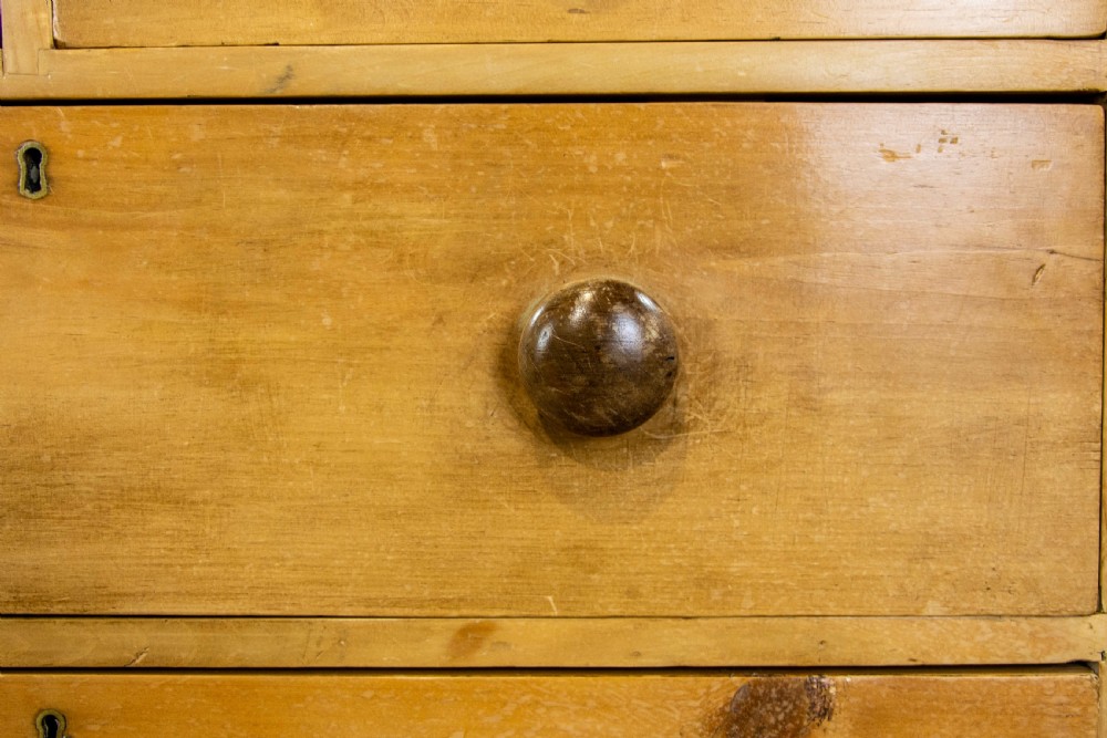 Small Antique Pine Chest of Drawers View IV