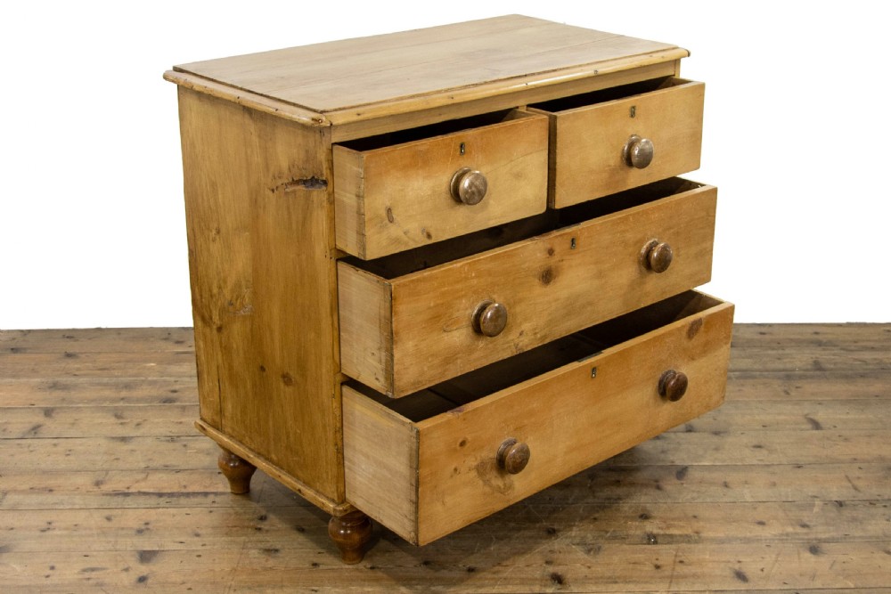 Small Antique Pine Chest of Drawers View VII