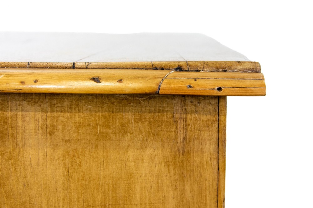 Small Antique Pine Chest of Drawers View X