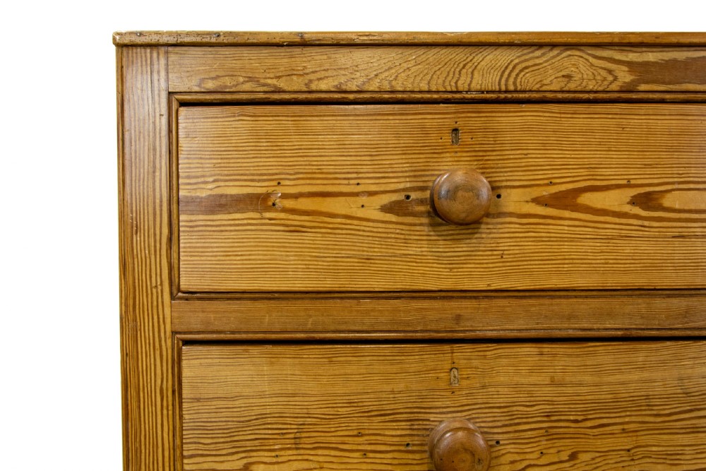 Rustic Antique Pine Dresser Base View II