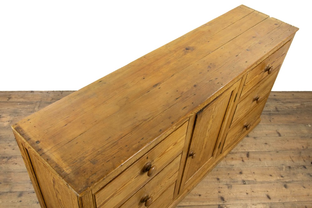 Rustic Antique Pine Dresser Base View VI