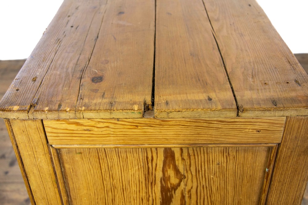 Rustic Antique Pine Dresser Base View XII