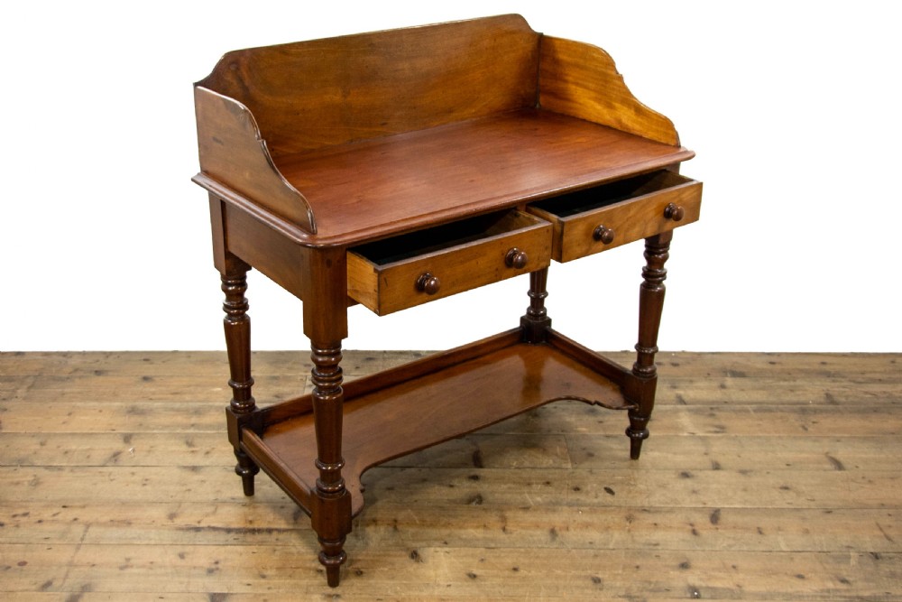 Antique Victorian Mahogany Washstand  View III