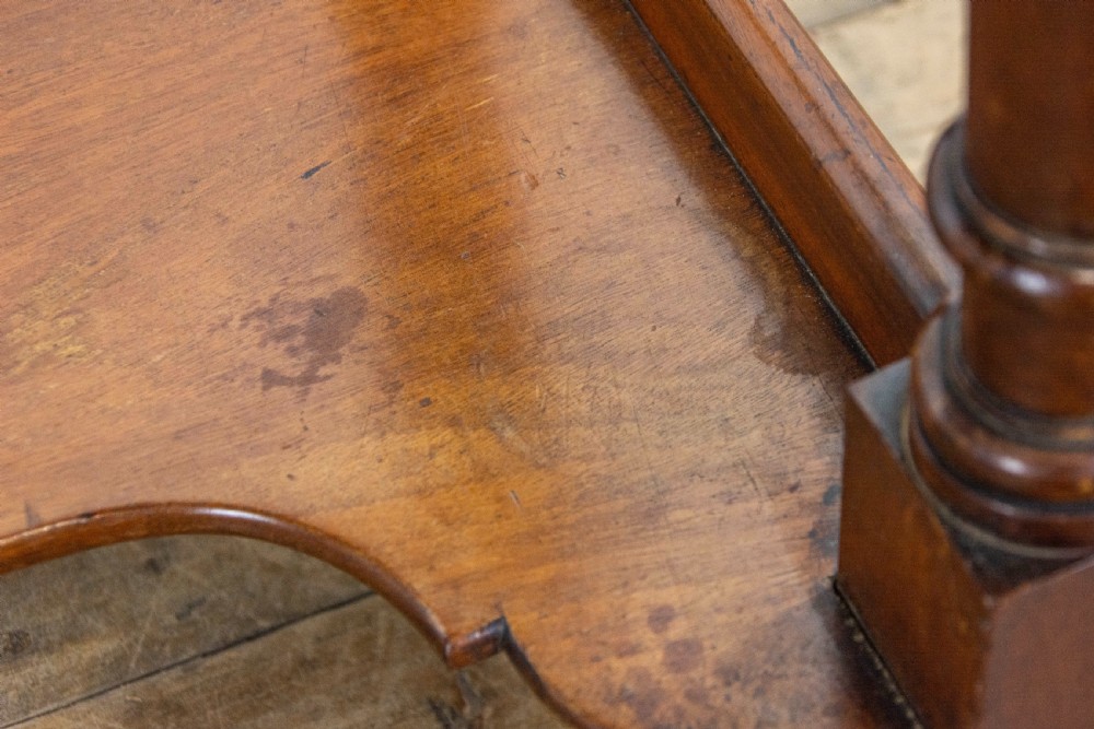 Antique Victorian Mahogany Washstand  View VIII