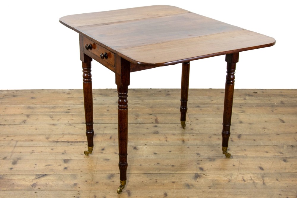 Small Antique Mahogany Pembroke Table View IV