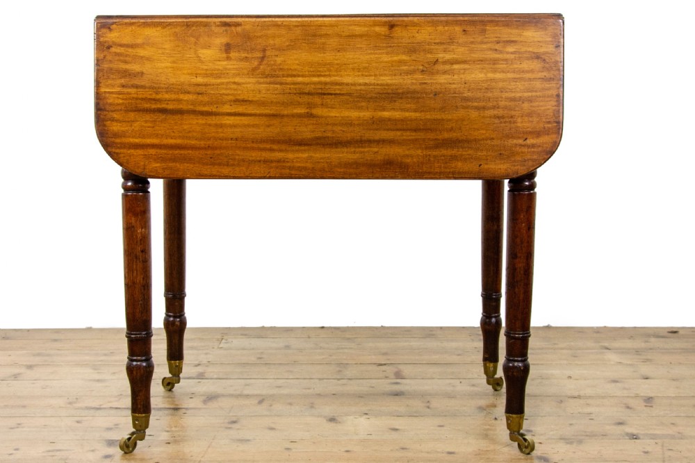 Small Antique Mahogany Pembroke Table View VI