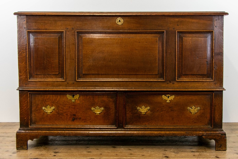 Large Georgian Oak Mule Chest View III