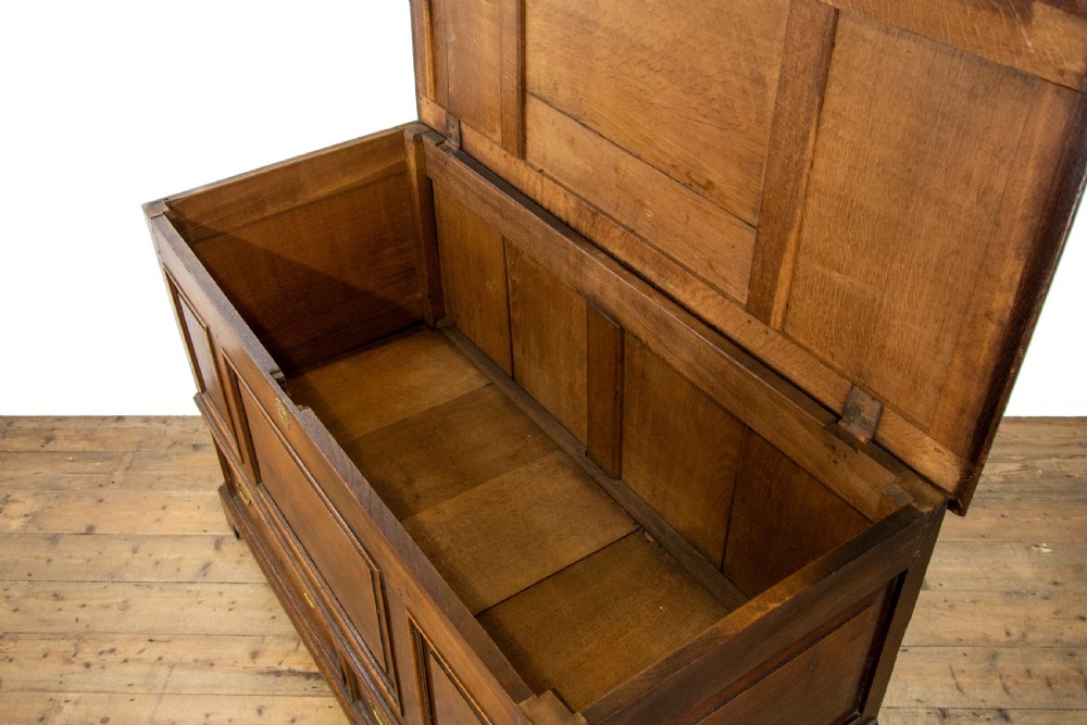 Large Georgian Oak Mule Chest View XI