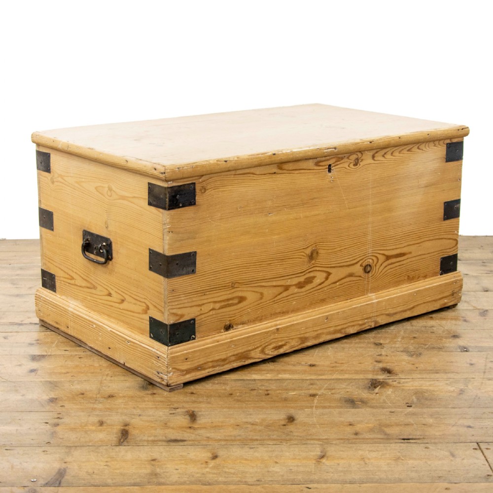 Rustic Antique Pine Trunk or Chest
