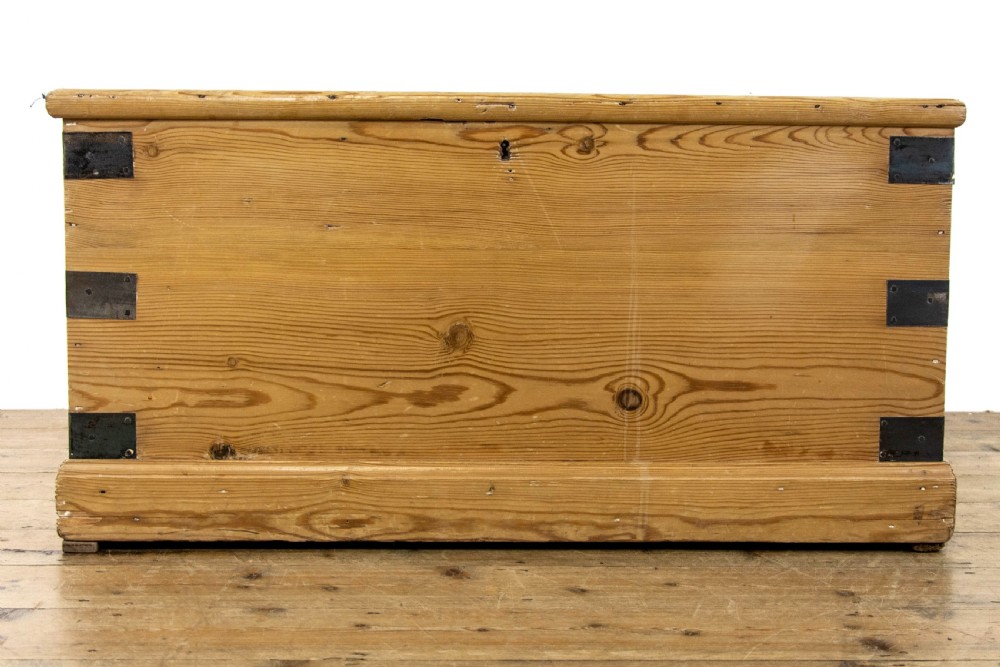 Rustic Antique Pine Trunk or Chest View II