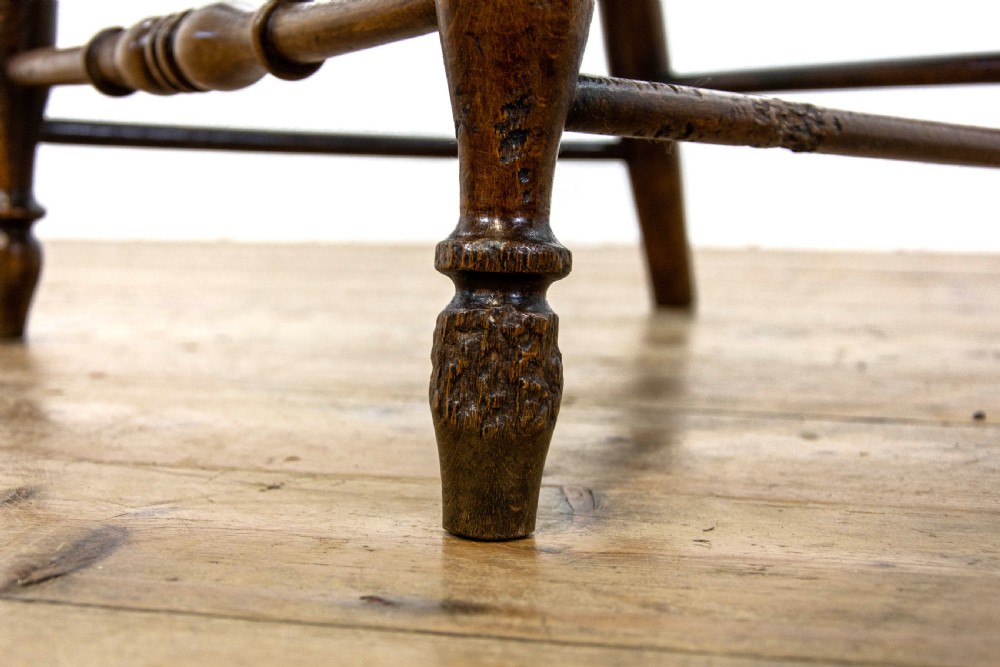 Antique Oak Desk Chair  View IX